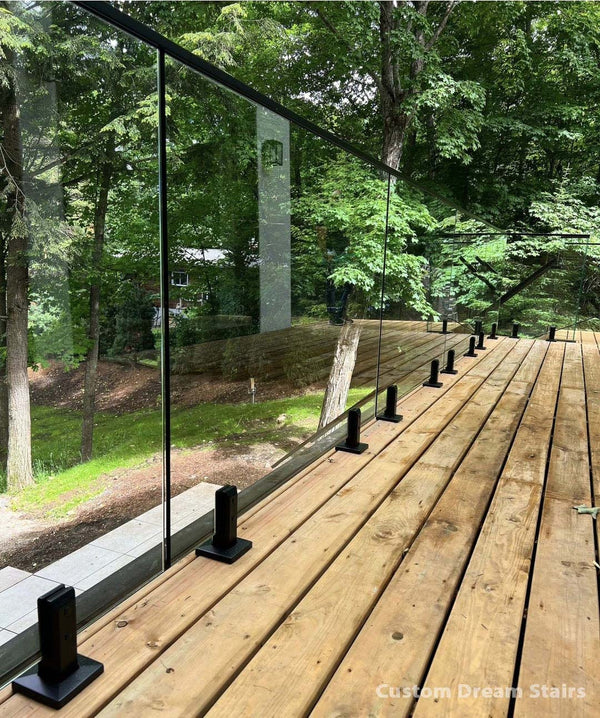 Deck Glass Railing